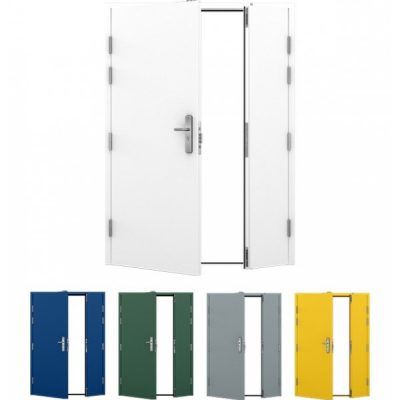 Steel Security Doors - Double | Latham's Steel Doors