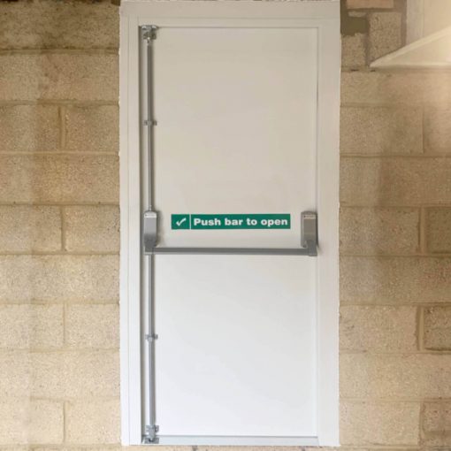 Security Fire Exit Door | Latham's Steel Security Doors