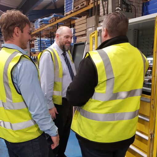 Prestigious Visit for Latham's Steel Security Doors