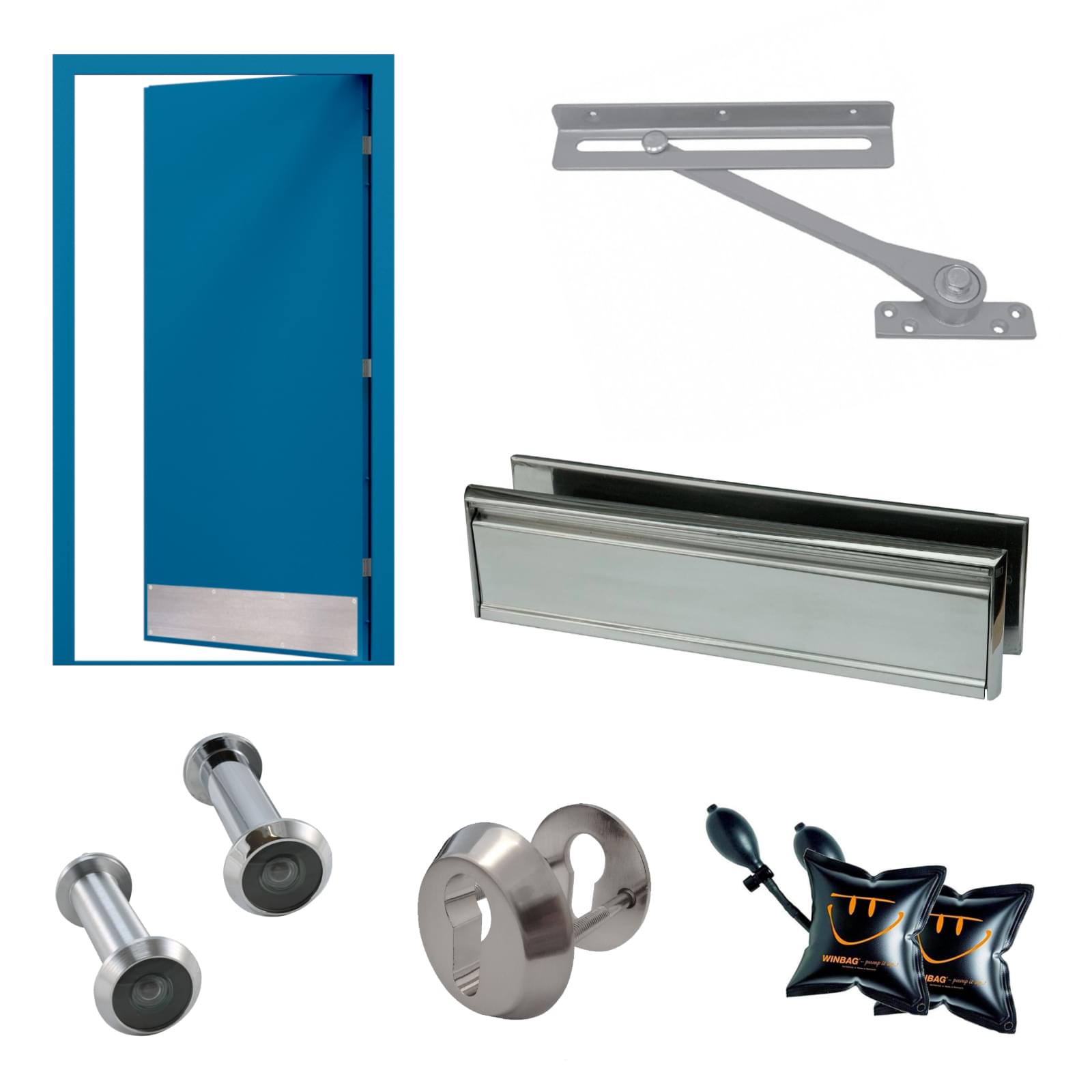 Steel Door Parts & Accessories | Latham's Steel Security Doors