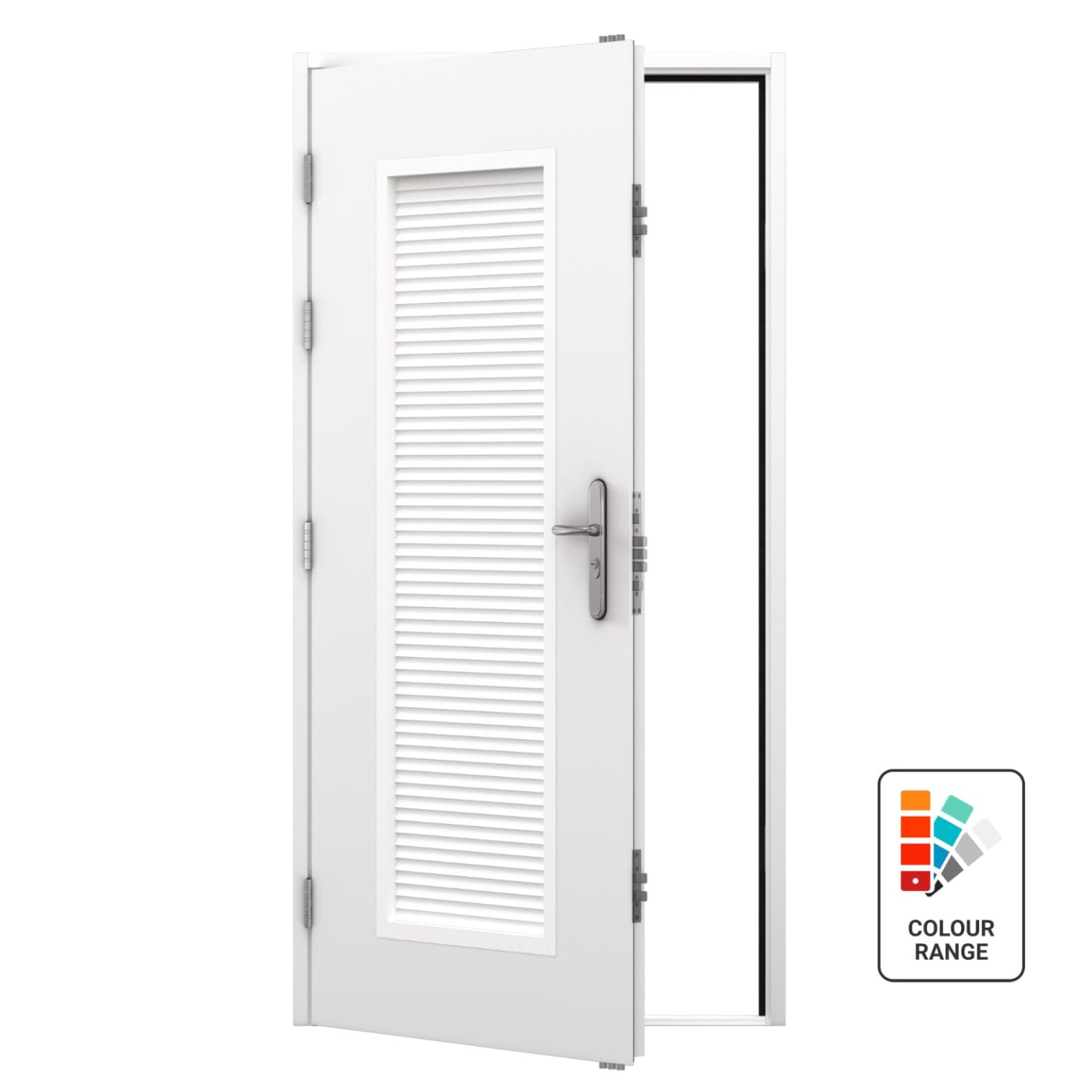 Louvred Steel Door - Security 